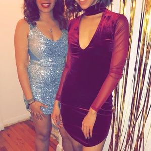 Misguided long sleeve dress